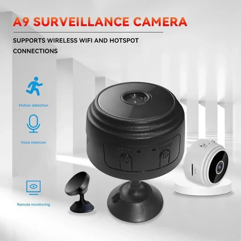 A9 Mini WiFi Security Camera – Smart Home, Baby & Pet Monitor