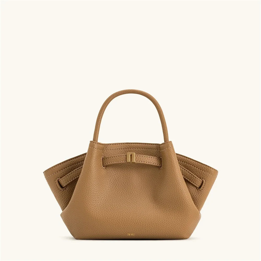 JW PEI Women’s Mini Canvas Crossbody Bag – Vegan Leather Dumpling Handbag - OneClickSmart