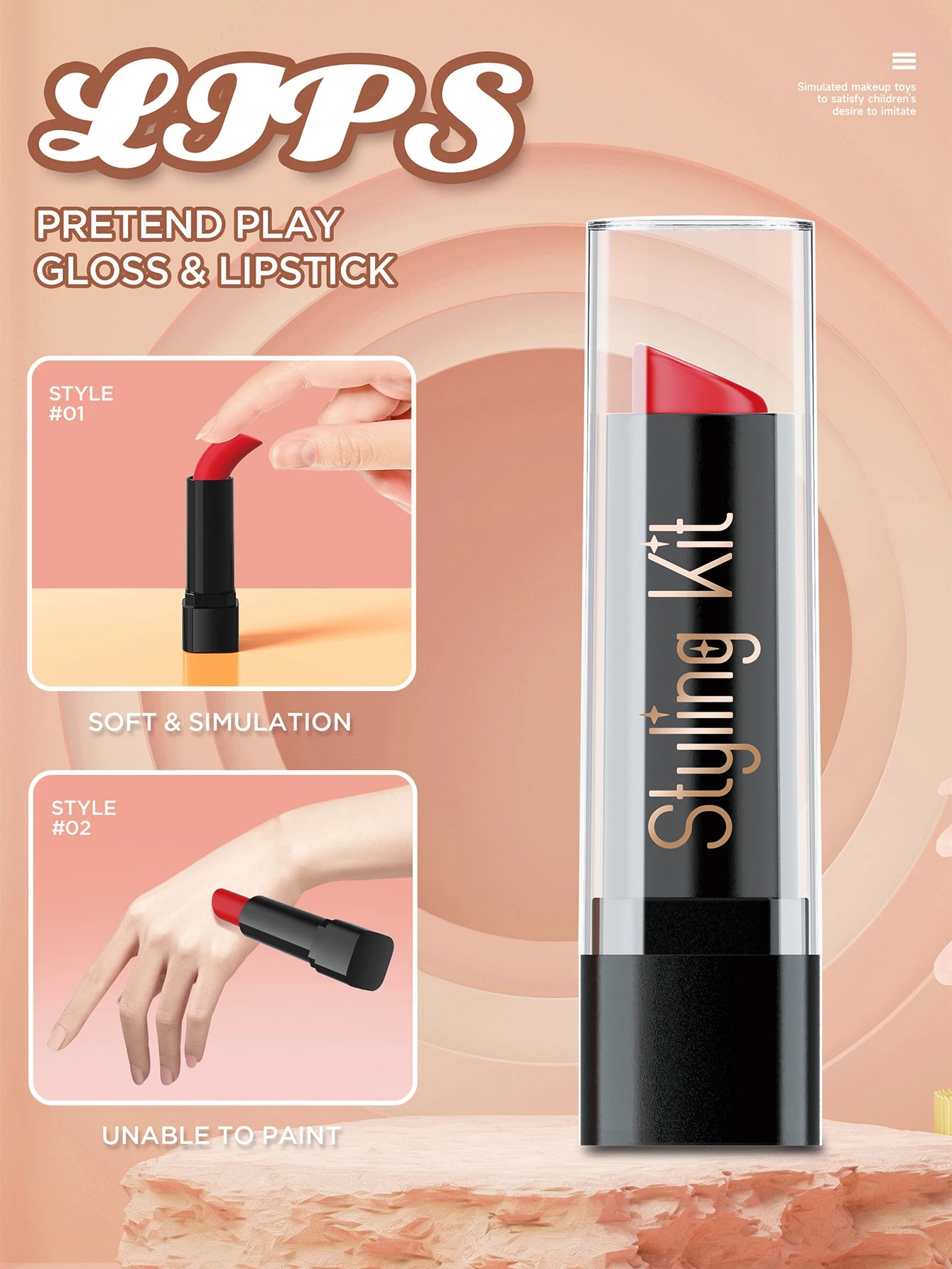 Kids Play Makeup Set – Simulated Cosmetic Toys for Girls