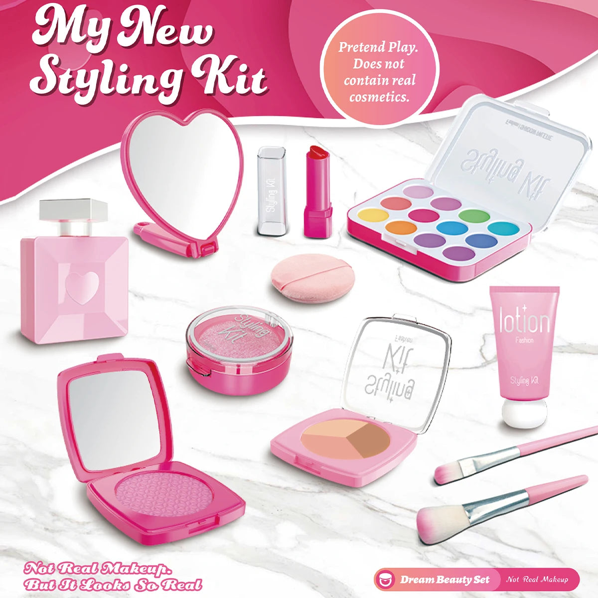 Kids Play Makeup Set Simulated Cosmetic Toys for Girls