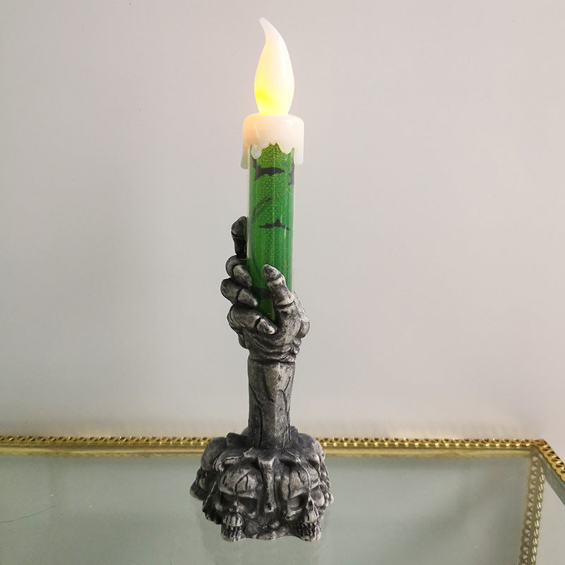 Halloween Skeleton Hand Candle Holders – Spooky Gothic Party Decor