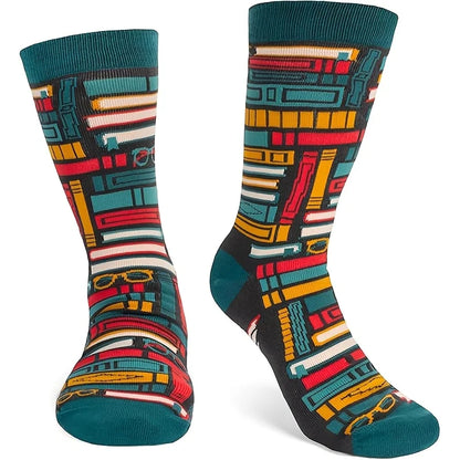 Funny socks for reading enthusiasts