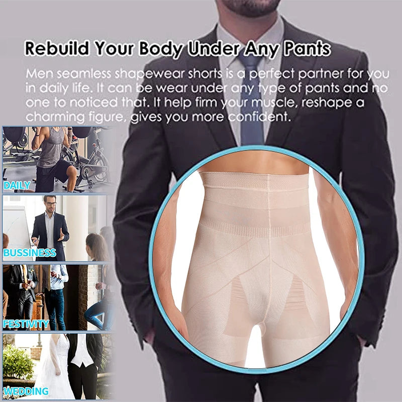 Men Tummy Control Shapewear Boxer