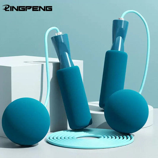 Heavy cordless skipping rope with weighted balls and adjustable handles for effective cardio workouts, endurance training, and fitness exercises.
