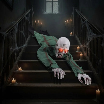 Glowing Eye Electric Halloween Ghost Decoration