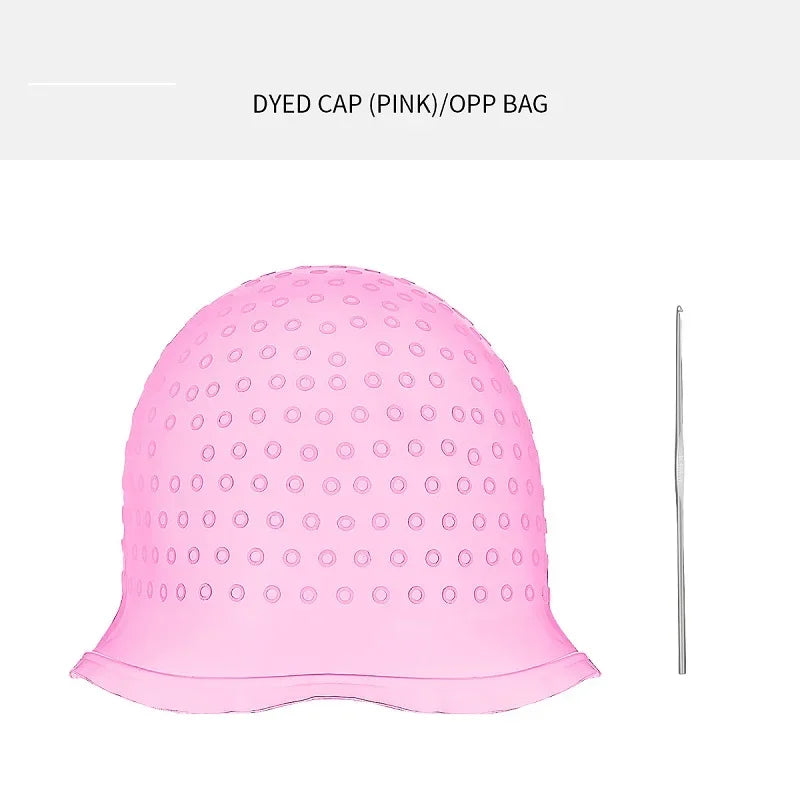 Silicone Hair Highlighting Cap – Reusable Hair Coloring & Dye Cap - OneClickSmart
