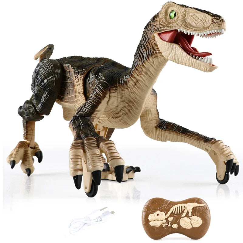 Remote Control Dinosaur Toy with led lights