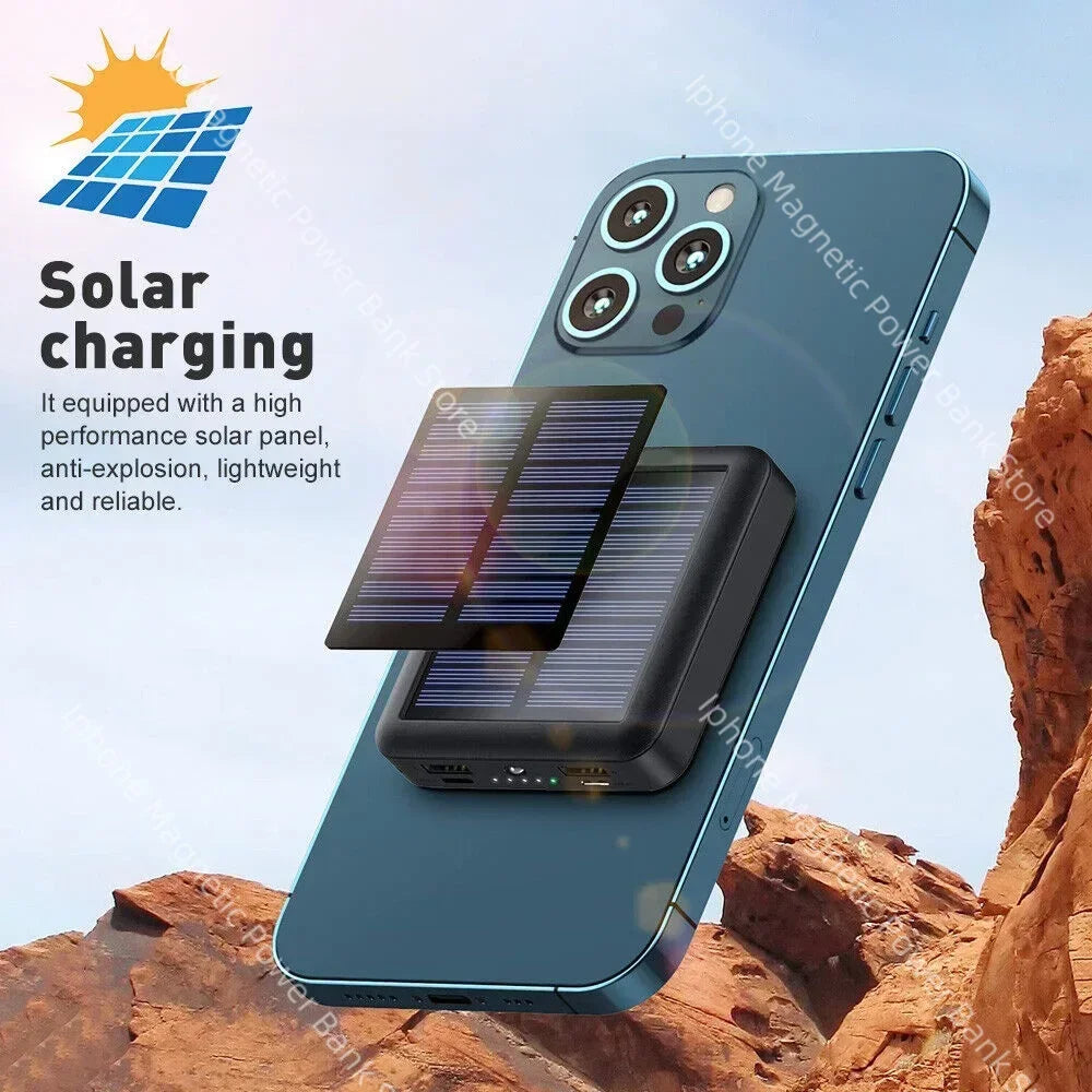 50000mAh 4 in 1  Portable Solar Power Bank