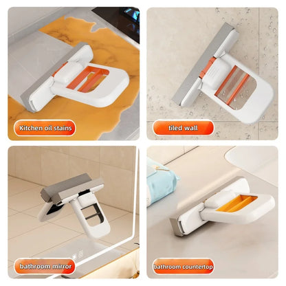 Portable Mini Desktop Cleaning Mop with Short Handle