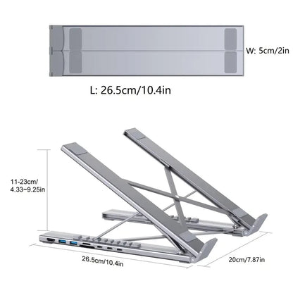 8-in-1 USB-C Laptop Docking Station
