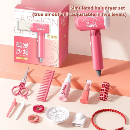 Girls Beauty Salon Set – Kids Hair & Makeup Play Kit