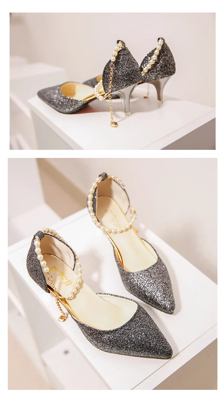 Bride Wedding High Heels – Elegant Women’s Party Pumps & Mules