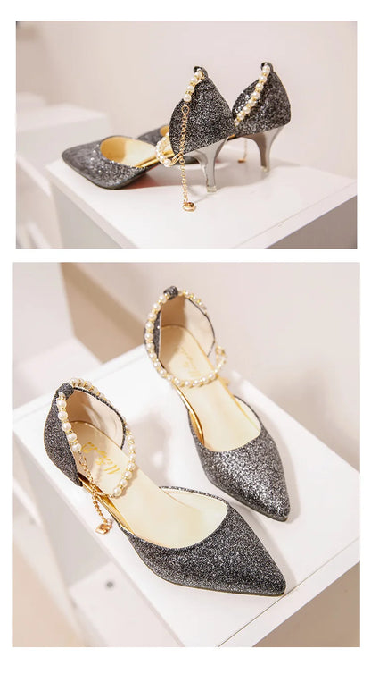 Bride Wedding High Heels – Elegant Women’s Party Pumps & Mules