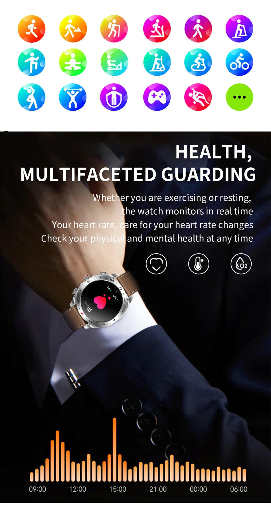 Smart Two-in-one Bluetooth Watch