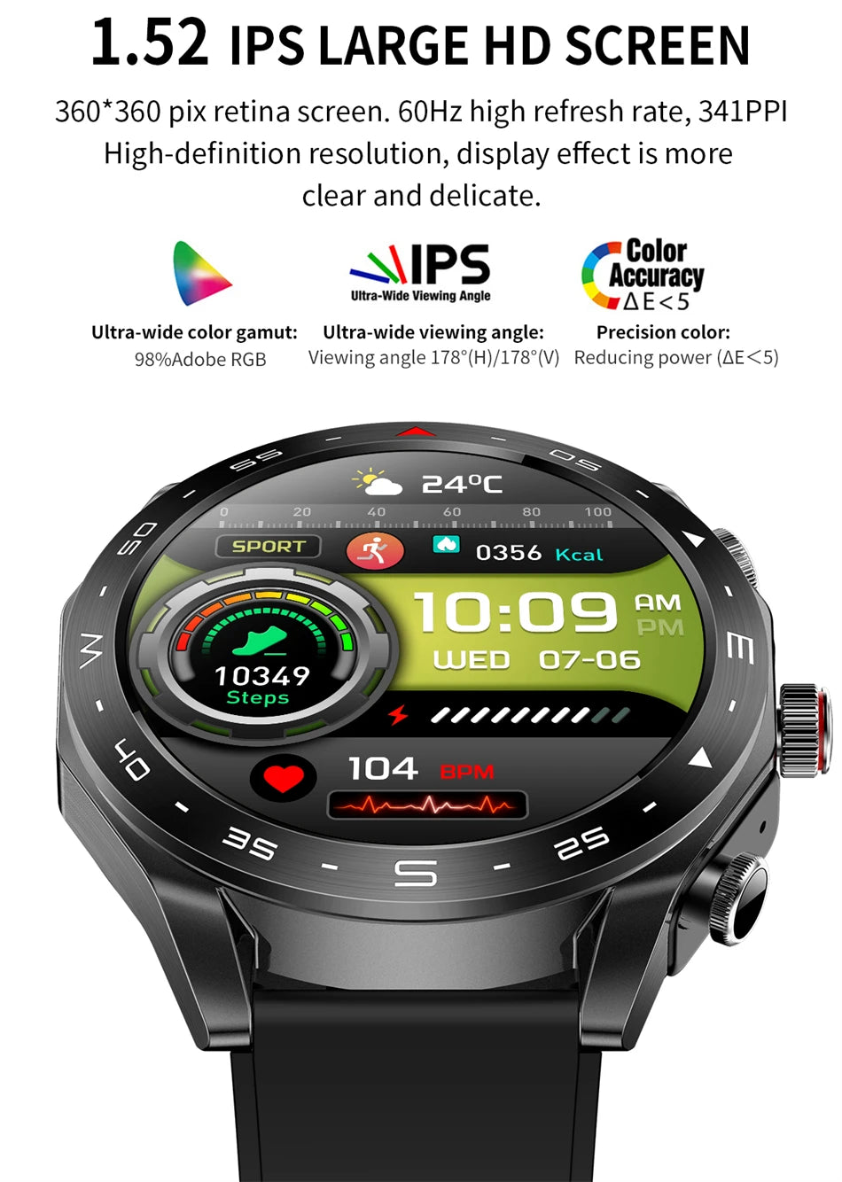 Smart Two-in-one Bluetooth Watch