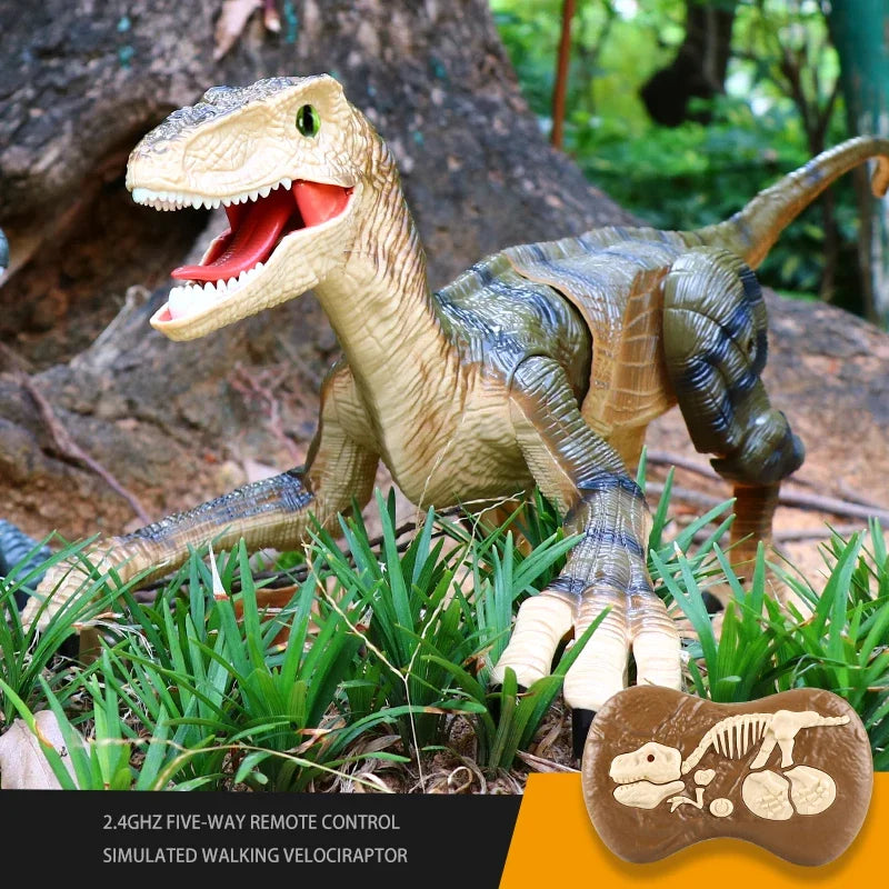 Remote Control Dinosaur Toy with led lights