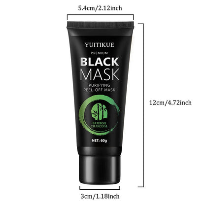 Bamboo Charcoal Blackhead Removal Mask – Deep Cleansing Face Treatment