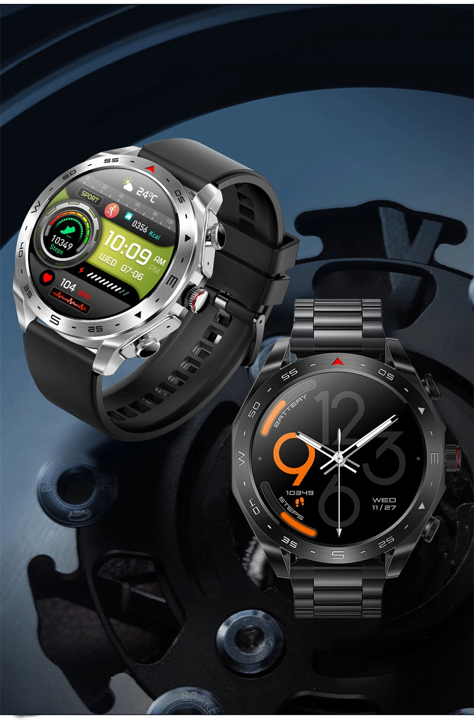 Smart Two-in-one Bluetooth Watch
