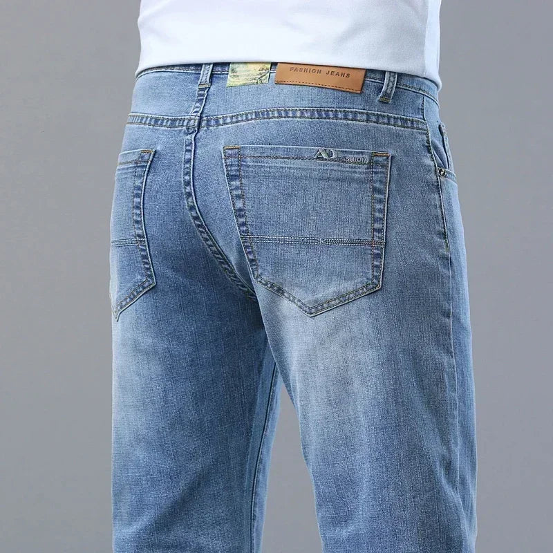 Men’s Slim Fit Luxury Jeans – Classic Style Denim Pants