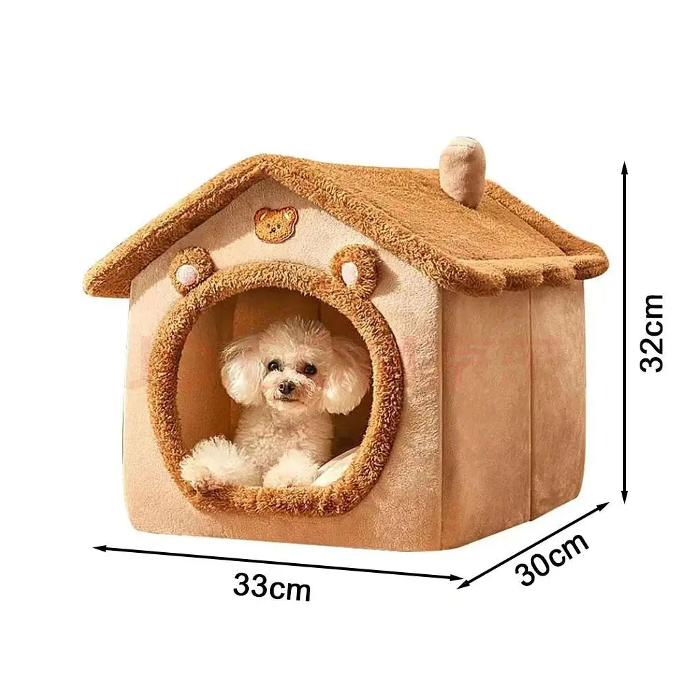 Pet Warm House – Cozy Cat & Dog Bed for All Seasons - OneClickSmart
