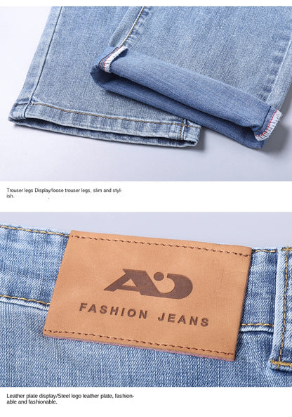 Men’s Slim Fit Luxury Jeans – Classic Style Denim Pants