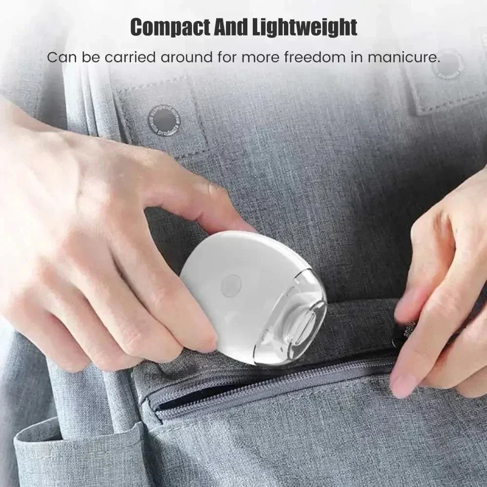 Rechargeable Nail Clipper – Electric Nail Trimmer with Built-In Debris Collector