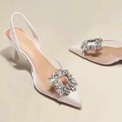 Luxury Crystal Women’s Sandals – Summer High Heels Shoes
