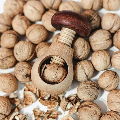 Mushroom Wooden Nutcracker