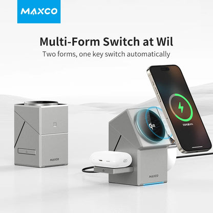 3 in 1 Magnetic Wireless Fast Charger