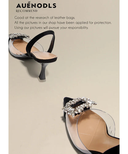 Luxury Crystal Women’s Sandals – Summer High Heels Shoes