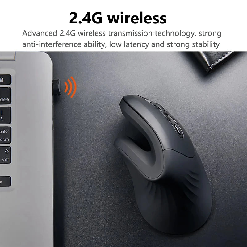 Warvank U2 Vertical Wireless Ergonomic Silent Mouse