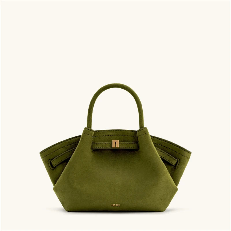 JW PEI Women’s Mini Canvas Crossbody Bag – Vegan Leather Dumpling Handbag - OneClickSmart
