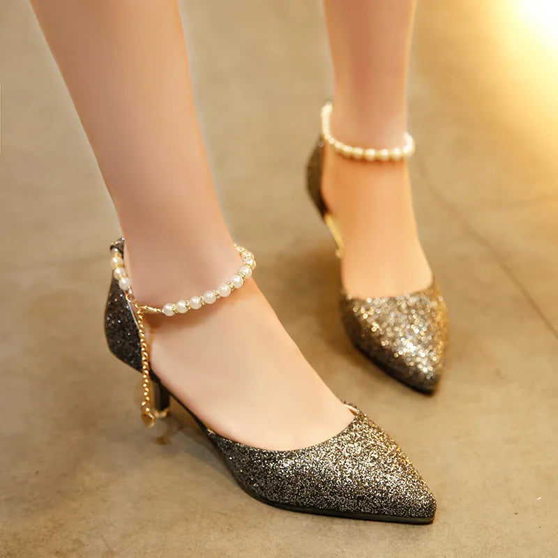 Bride Wedding High Heels – Elegant Women’s Party Pumps & Mules