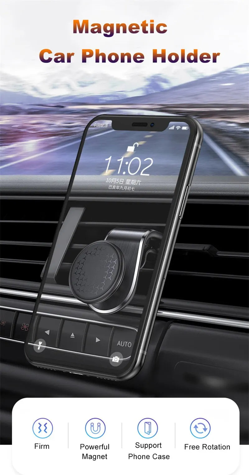 360° Magnetic Car Phone Holder