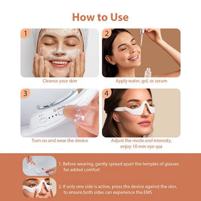 3D Eye Massager – Relaxing Dark Circle & Smooth Eye Therapy Device