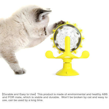 Cat Treat Wheel Interactive Puzzle Feeder