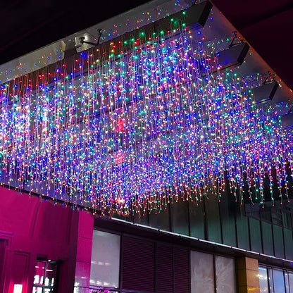 5m LED Icicle Curtain Lights – Outdoor Christmas Decorative String Lights