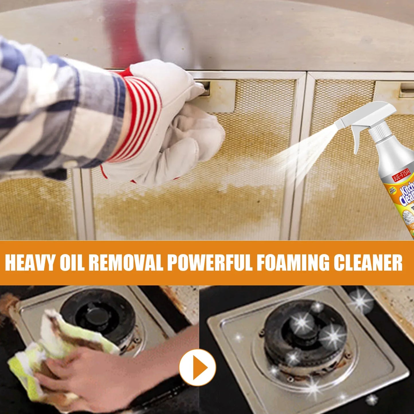 Kitchen Grease Foam Cleaner