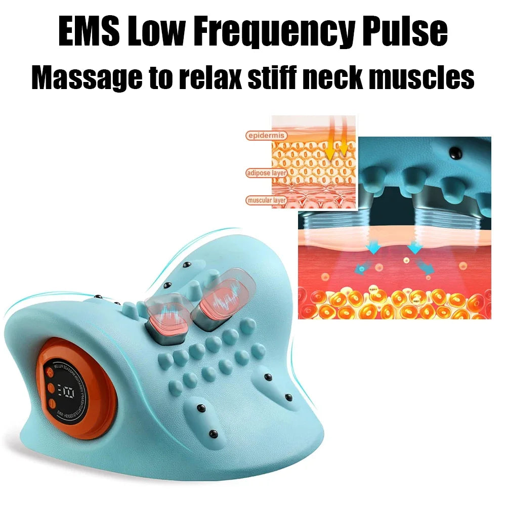 Electric Neck Cervical Traction Massager Pillow