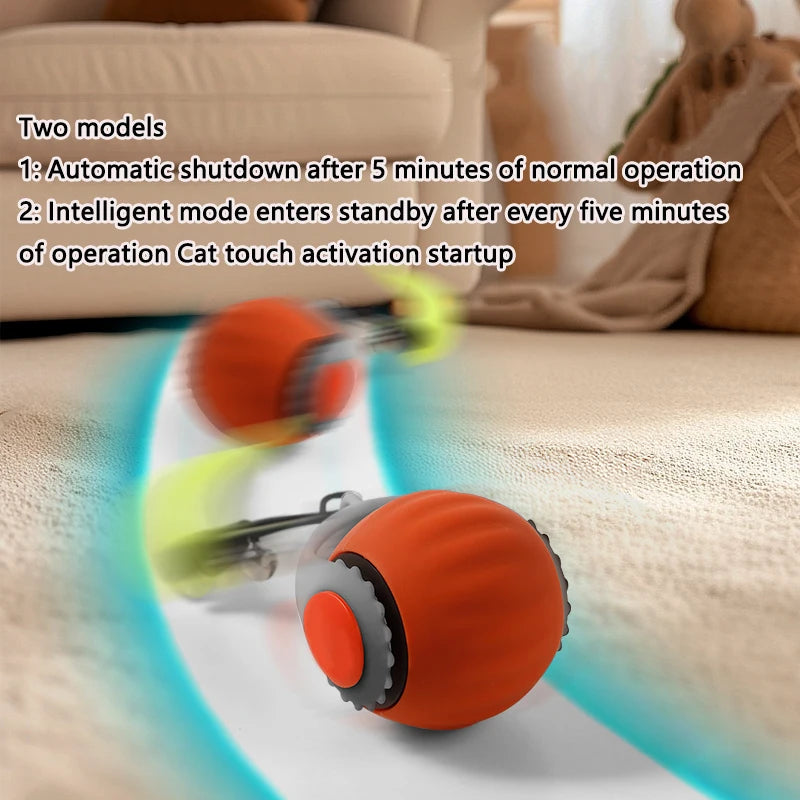 Automatic Rolling Ball Interactive Cat Toy – USB Rechargeable