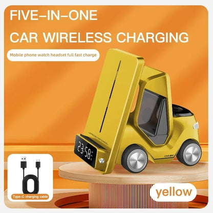 5-in-1 Wireless Charger & Phone Stand