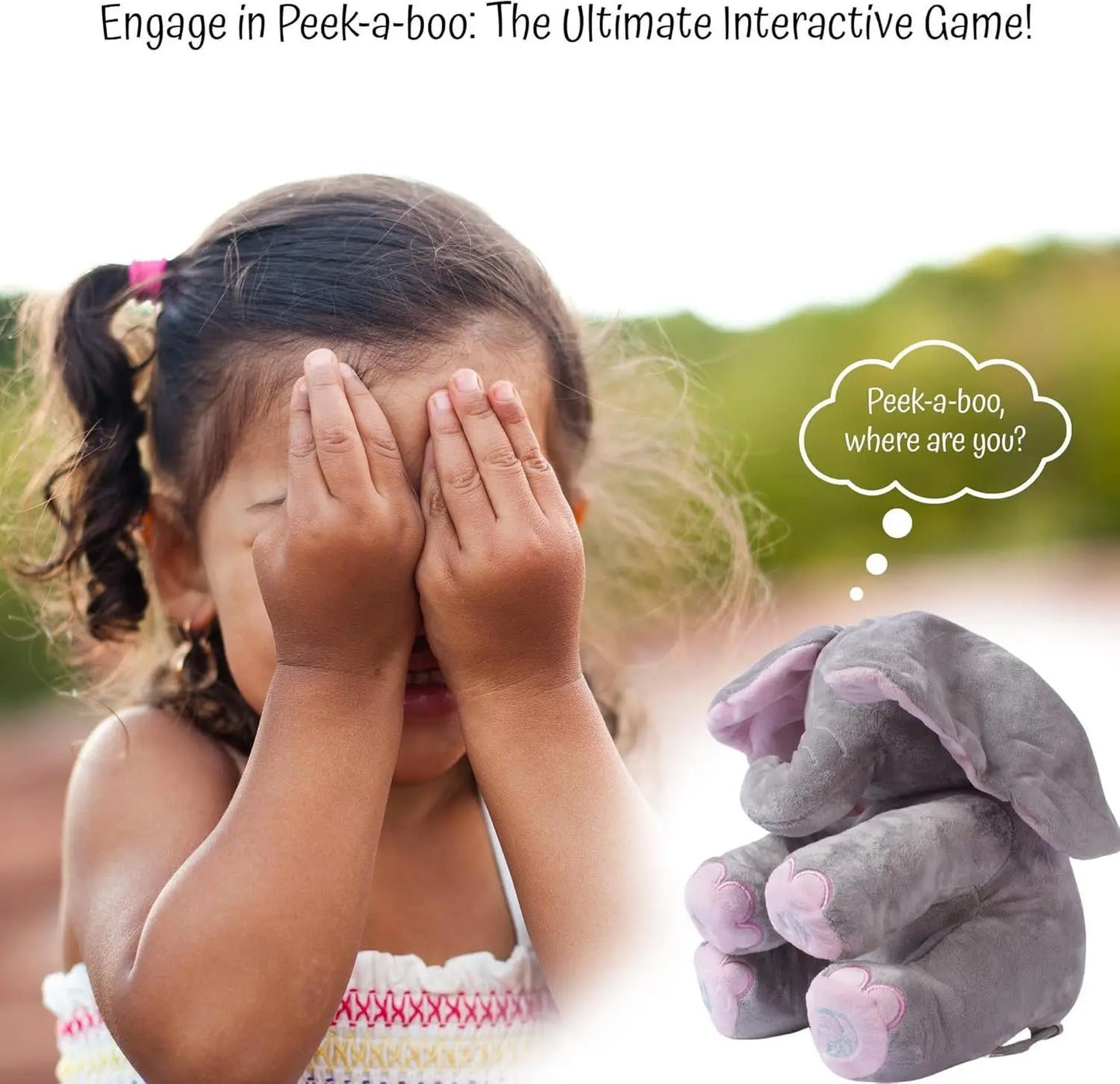 Disney Singing Elephant Plush Toy with Moving Ears