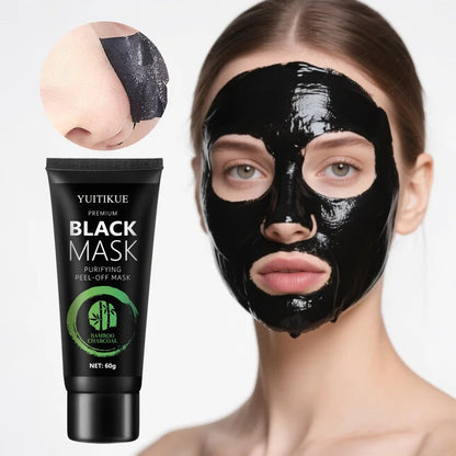 Bamboo Charcoal Blackhead Removal Mask – Deep Cleansing Face Treatment