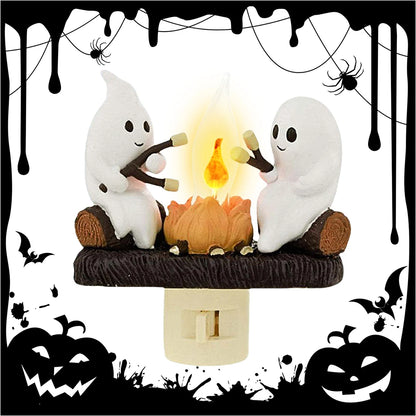 Ghost Campfire Flickering Night Light