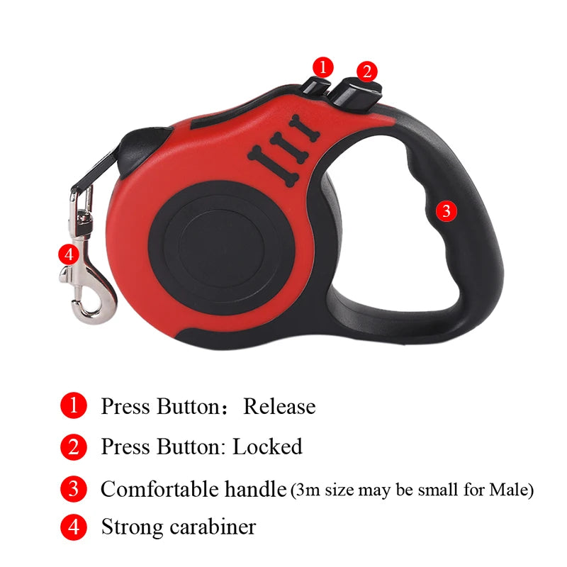 Long Retractable Dog Leash