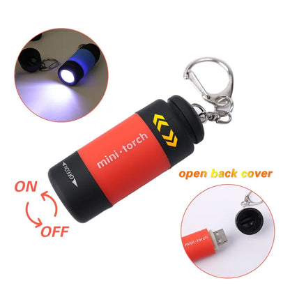 LED Mini Pocket Rechargeable Flashlight