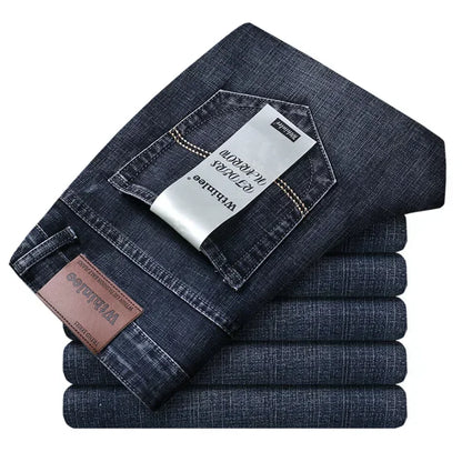 Men’s Slim Fit Luxury Jeans – Classic Style Denim Pants