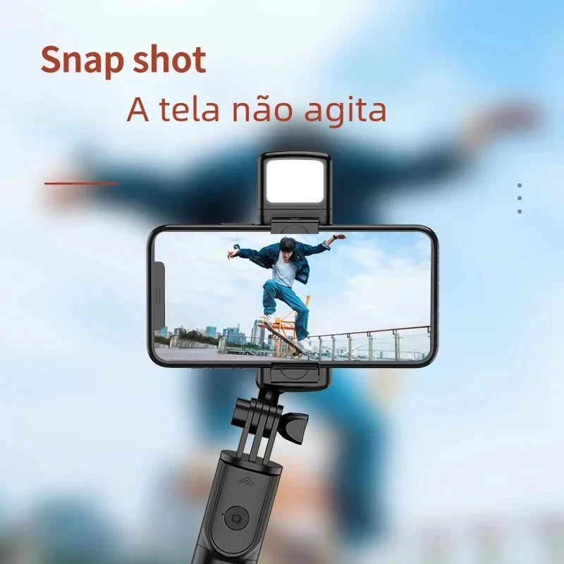 Bluetooth Selfie Stick Tripod with Fill Light – Wireless Remote