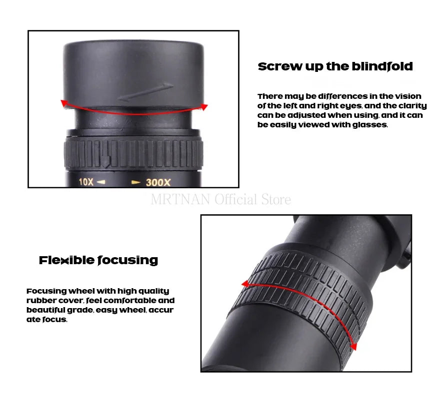 Super Telephoto Zoom Monocular Hd Telescope