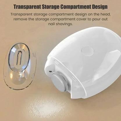 Rechargeable Nail Clipper – Electric Nail Trimmer with Built-In Debris Collector